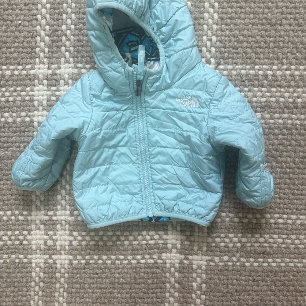The North Face Sky Blue Hooded Jacket